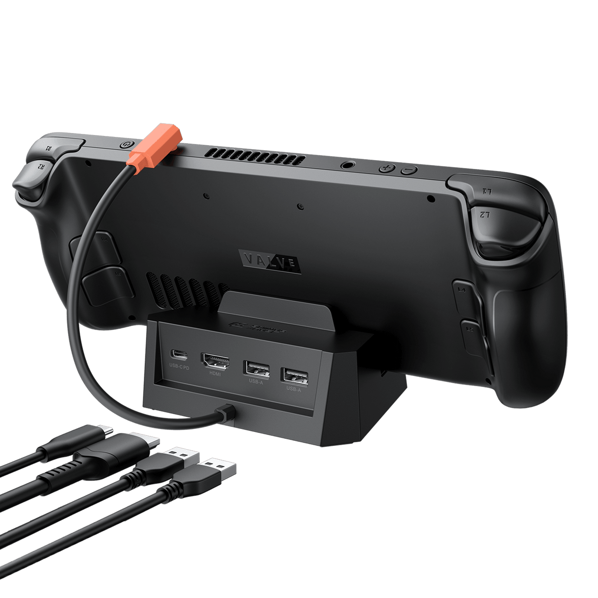 4 in 1 Docking Station für Steam Deck, ROG Ally X & Lenovo Legion Go - decky.net