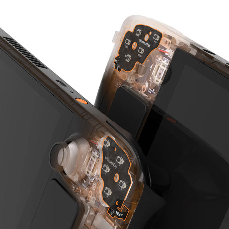 extremeRate Clicky Button Kit für Steam Deck OLED - Steuerkreuz (D-Pad), Menüs, A, B, X, Y - ohne Löten! - decky.net