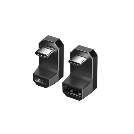 JSAUX 180° USB - C auf USB - C & USB - A Adapter - Doppelpack - Steam Deck, ROG Ally, Nintendo Switch, Legion Go - decky.net