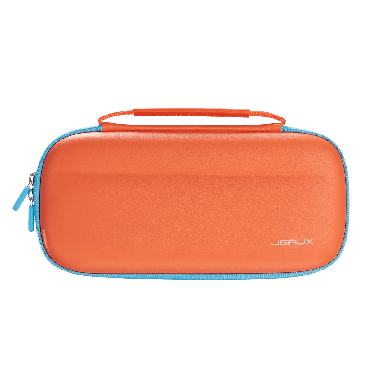 JSAUX Farbenfrohe Ultra - dünne Transporttasche für Nintendo Switch 2 - blau & orange - decky.net