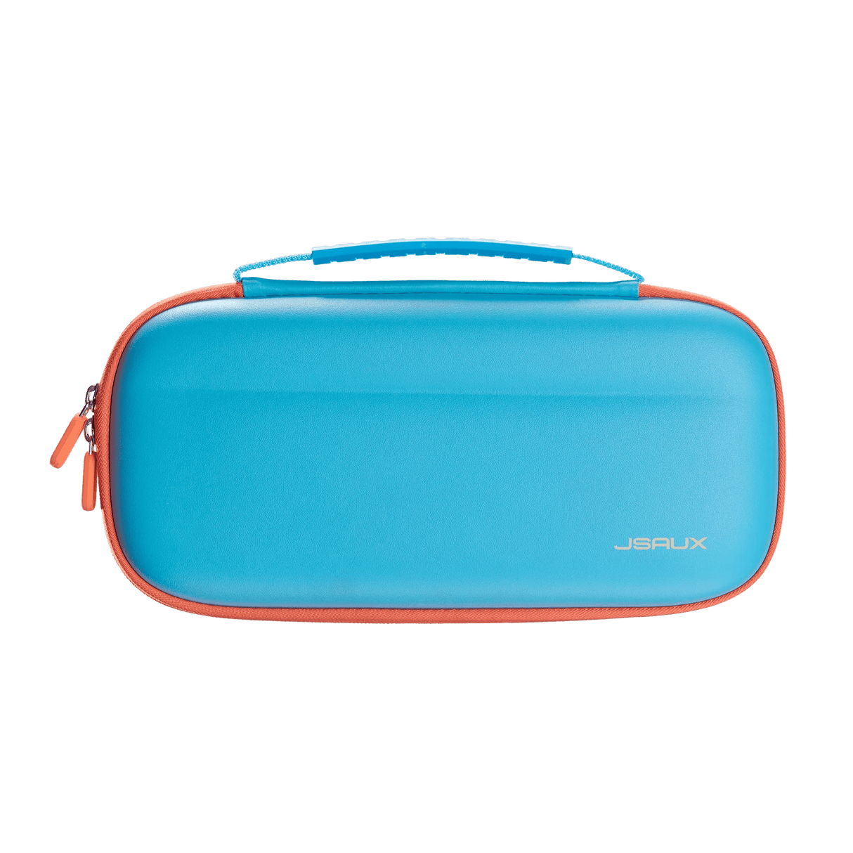 JSAUX Farbenfrohe Ultra - dünne Transporttasche für Nintendo Switch 2 - blau & orange - decky.net