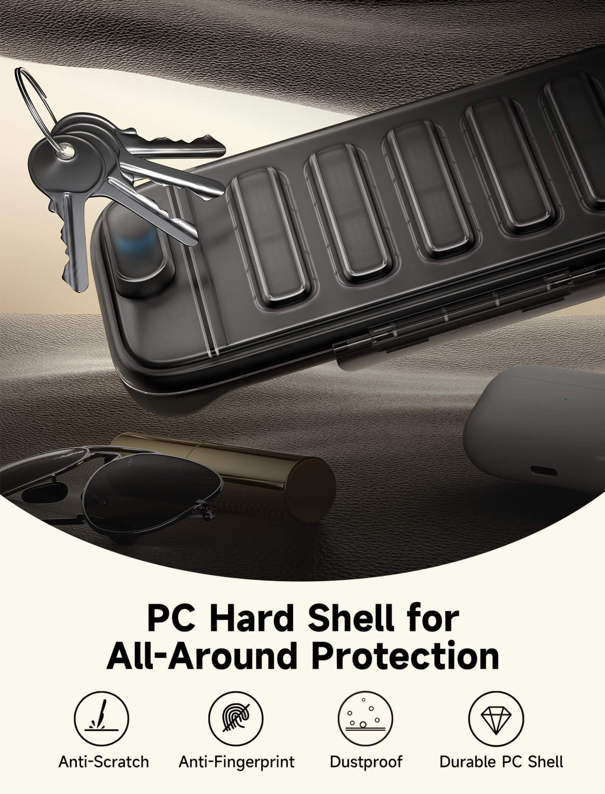 JSAUX Shock Absorbent Storage Case für Nintendo Switch 2 - decky.net