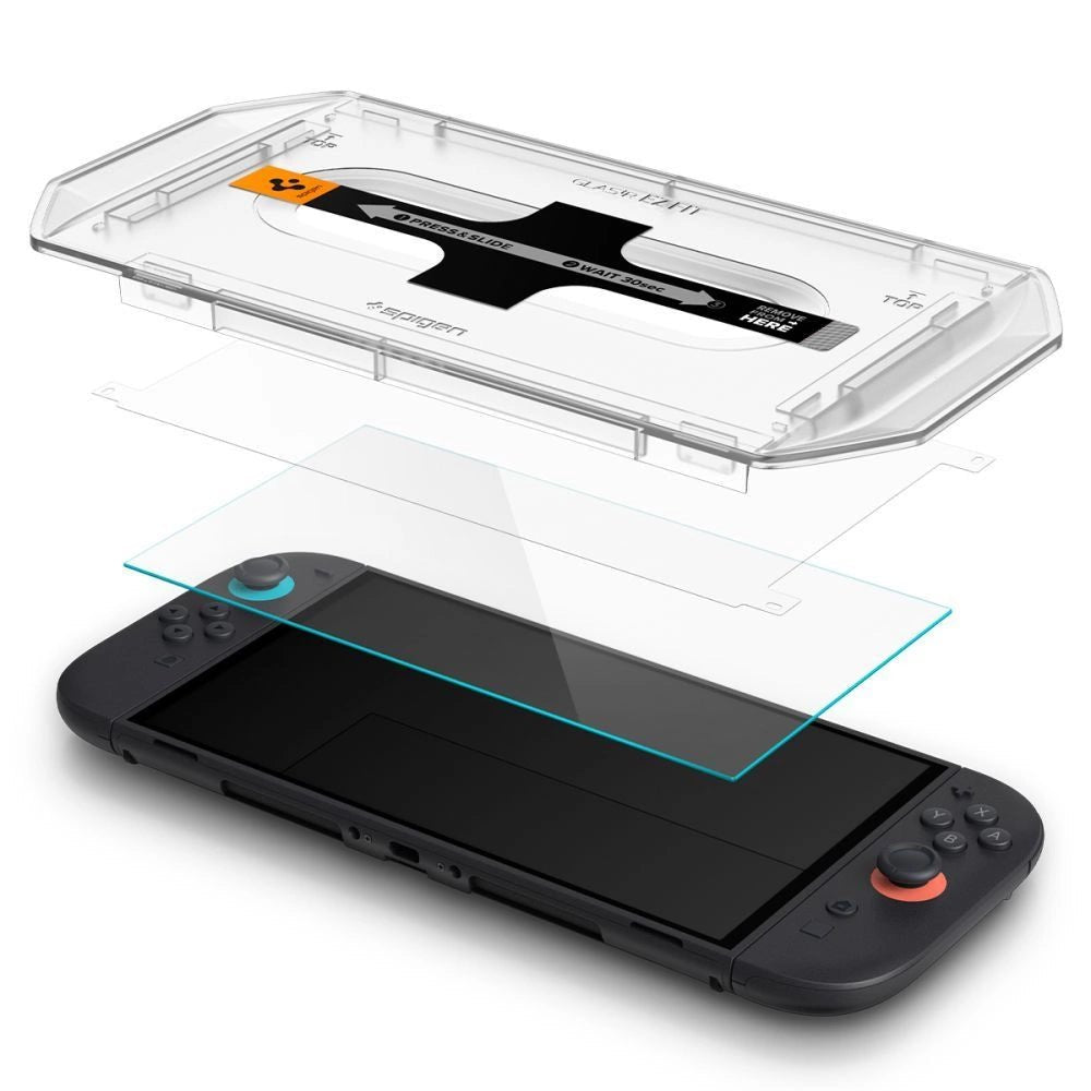 Spigen Glas.tR EZ Fit gehärtetes Schutzglas für Nintendo Switch 2 - 2er Set - decky.net