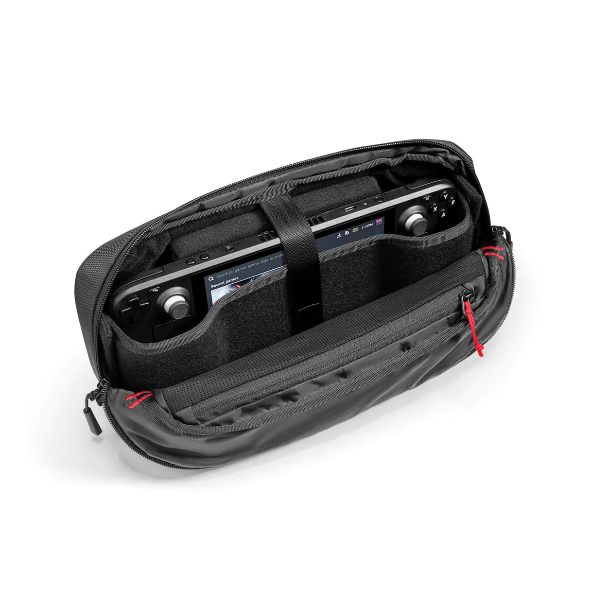 tomtoc Tasche für Steam Deck LCD & OLED, ROG Ally, Playstation Portal, Legion Go und Co. - Schwarz - decky.net