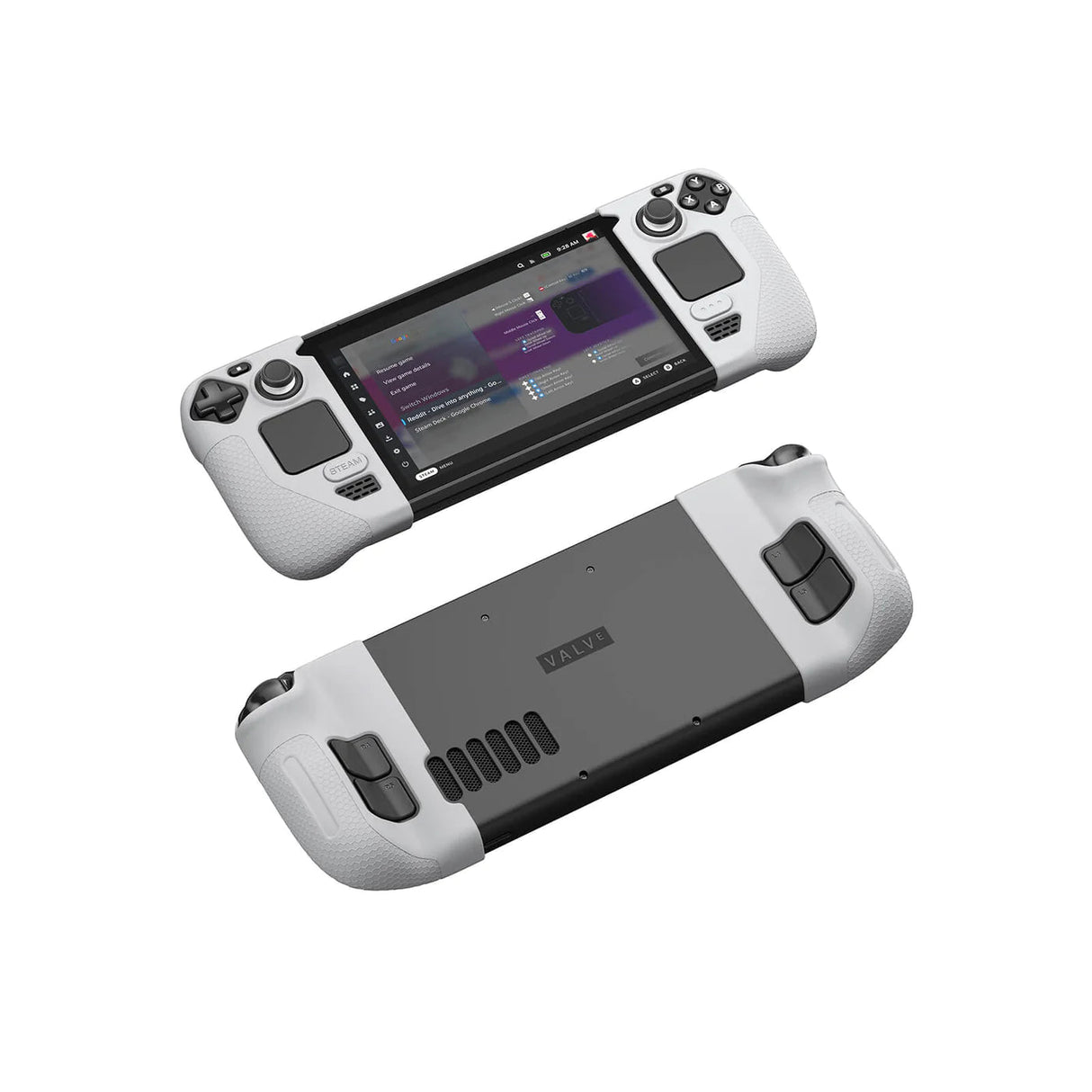 JSAUX Silikon Griff Schutz für Steam Deck OLED & LCD - Grau - decky.net