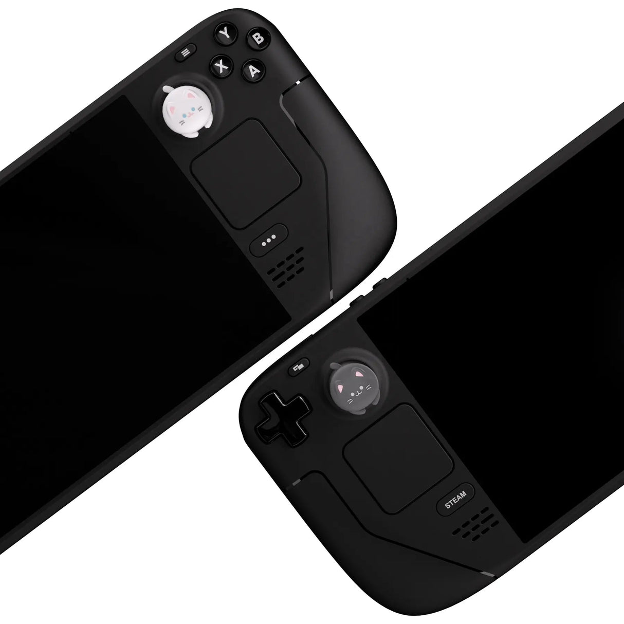 PlayVital Joystick Kappen für Steam Deck LCD & OLED - Katze - Schutzkappen aus Silikon - decky.net