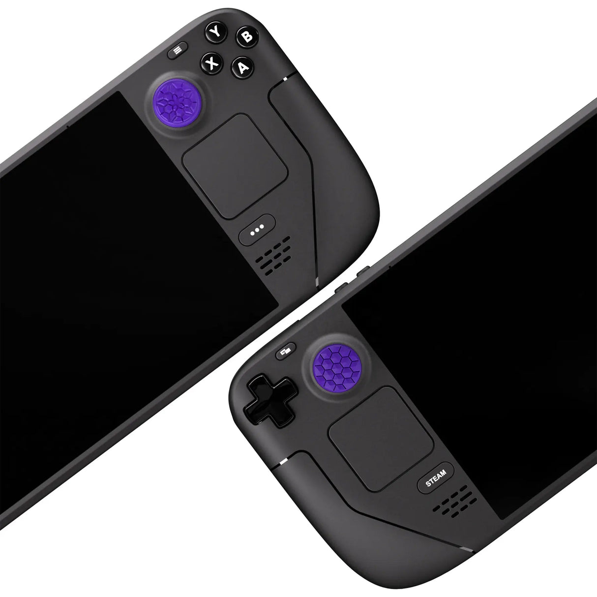 PlayVital Joystick Kappen für Steam Deck LCD & OLED - Lila - Schutzkappen aus Silikon - decky.net