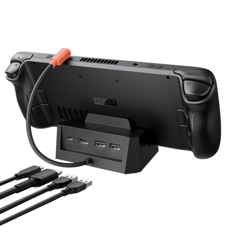 4 in 1 Docking Station für Steam Deck, ROG Ally X & Lenovo Legion Go - decky.net