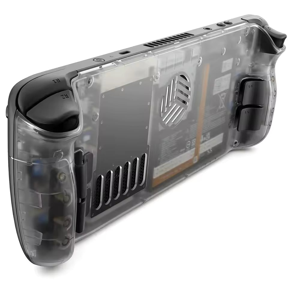 JSAUX Vents Transparent Back Plate for Steam Deck LCD & OLED