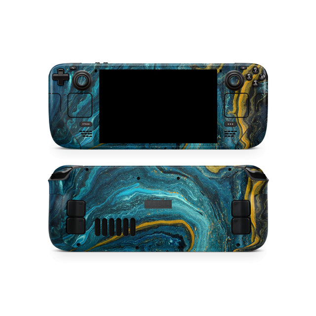 deckyWraps - Steam Deck Skin für Steam Deck LCD & OLED - Fancy Marble - decky.net