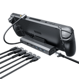 Docking Station für Steam Deck LCD & OLED/ROG Ally X - 7 in 1 - decky.net