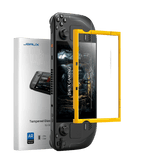 Entspiegeltes Schutzglas für Steam Deck - Obsidian AR - mit Montagehilfe - LCD & OLED - decky.net