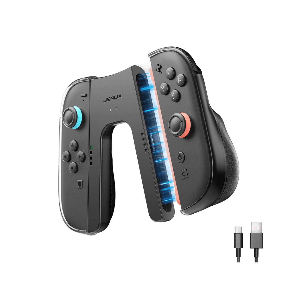 JSAUX JoyVerse Series Dual Joy - Con Griff für Nintendo Switch 2 - decky.net