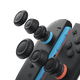 JSAUX Thumb Grip & Stickschutz - Set für die Nintendo Switch 2 - Schwarz & Blau Orange - decky.net