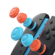 JSAUX Thumb Grip & Stickschutz - Set für die Nintendo Switch 2 - Schwarz & Blau Orange - decky.net