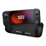 Nitro Deck+ - Clear Black - Nintendo Switch Handheld Controller - decky.net