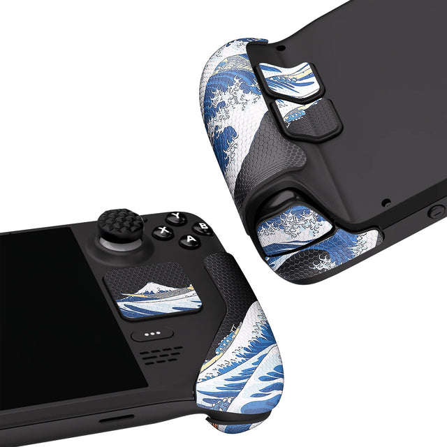 PlayVital Controller Grip - The great Wave - Steam Deck - decky.net