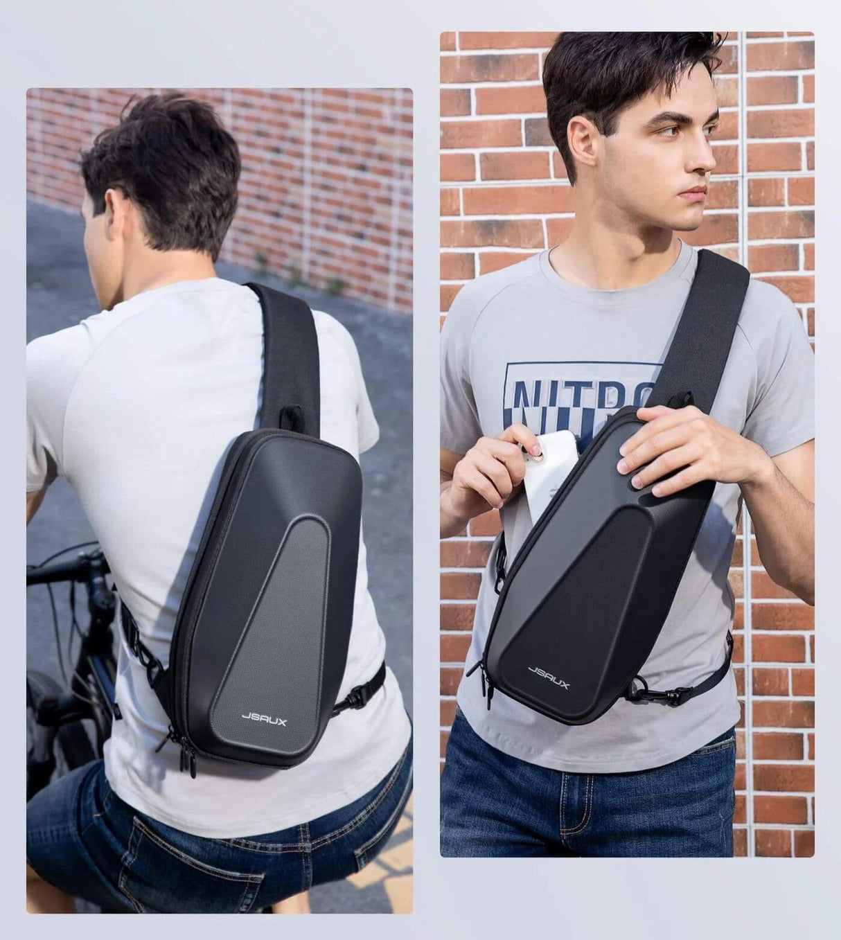 JSAUX Schulter Tasche - Transport Tasche für Handheld Konsolen - Steam Deck, ROG Ally, Nintendo Switch - decky.net